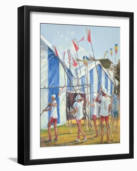 Returning the Blades-Timothy Easton-Framed Giclee Print