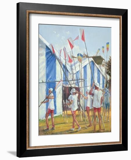 Returning the Blades-Timothy Easton-Framed Giclee Print