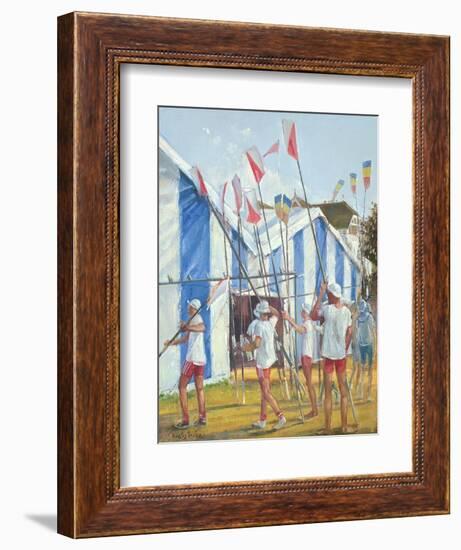 Returning the Blades-Timothy Easton-Framed Giclee Print