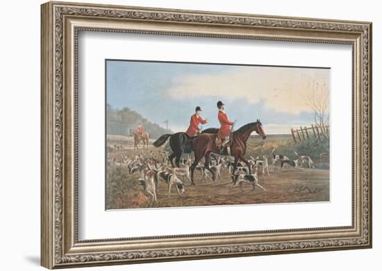 Returning to Kennel-A^ Sheldon Williams-Framed Art Print