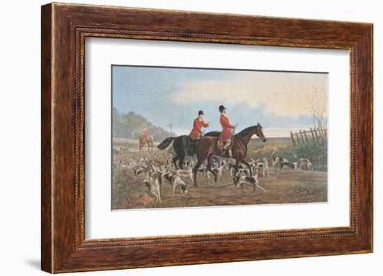 Returning to Kennel-A^ Sheldon Williams-Framed Art Print