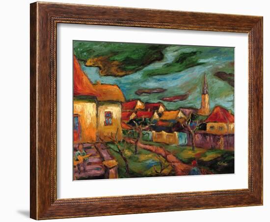 Returning To My Childhood-Marta Martonfi-Benke-Framed Giclee Print