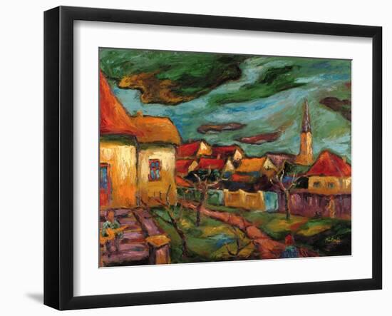 Returning To My Childhood-Marta Martonfi-Benke-Framed Giclee Print