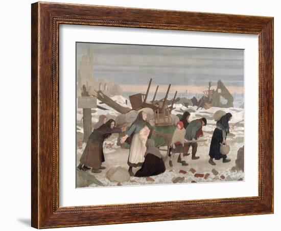 Returning to the Reconquered Land, c.1918-Sir George Clausen-Framed Giclee Print