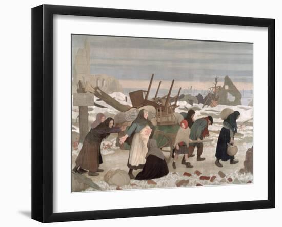 Returning to the Reconquered Land, c.1918-Sir George Clausen-Framed Giclee Print