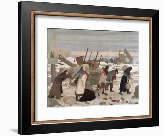 Returning to the Reconquered Land, c.1918-Sir George Clausen-Framed Giclee Print