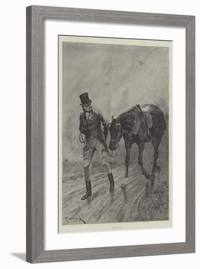 Returning-Richard Caton Woodville II-Framed Giclee Print