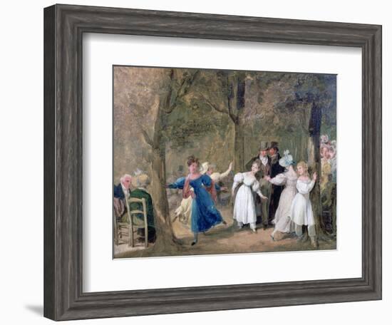 Reunion in the Luxembourg Gardens, 1761-1845-Louis Leopold Boilly-Framed Giclee Print