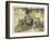 Reunion of Tcherkesse Princes, Sodja Valley, on the Black Sea, Plate 3 from a Book on the Caucasus-Grigori Grigorevich Gagarin-Framed Giclee Print