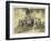 Reunion of Tcherkesse Princes, Sodja Valley, on the Black Sea, Plate 3 from a Book on the Caucasus-Grigori Grigorevich Gagarin-Framed Giclee Print