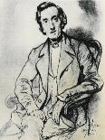 Frederic Chopin by Charles-Rev. C. Atkinson-Framed Premier Image Canvas