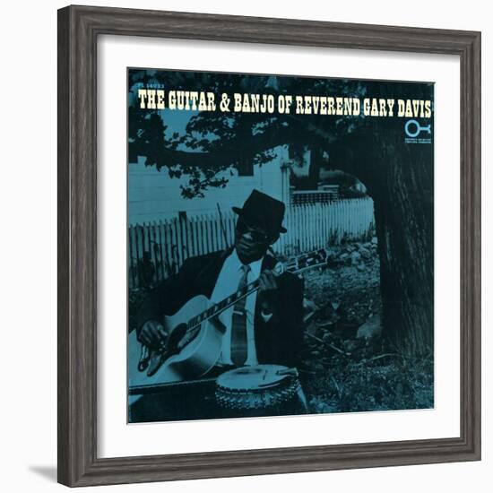 Rev. Gary Davis - The Guitar and Banjo of Reverend Gary Davis-null-Framed Art Print