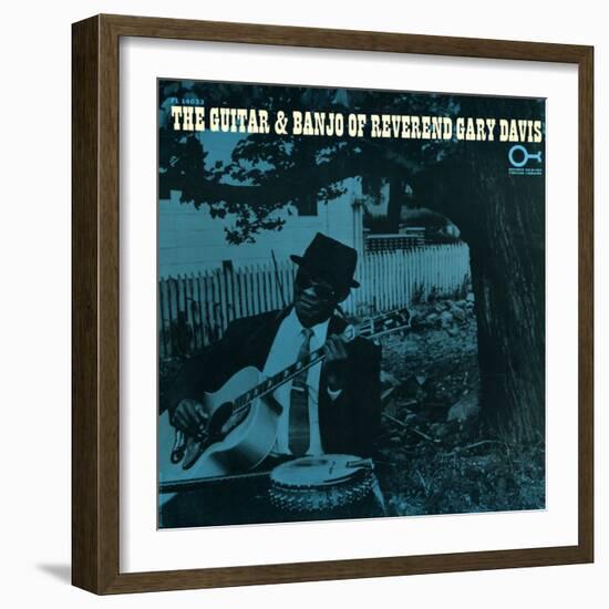 Rev. Gary Davis - The Guitar and Banjo of Reverend Gary Davis-null-Framed Art Print