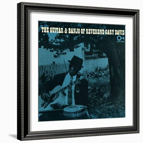 Rev. Gary Davis - The Guitar and Banjo of Reverend Gary Davis-null-Framed Art Print