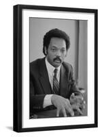 Rev. Jesse Jackson, 1983-Warren K. Leffler-Framed Photographic Print