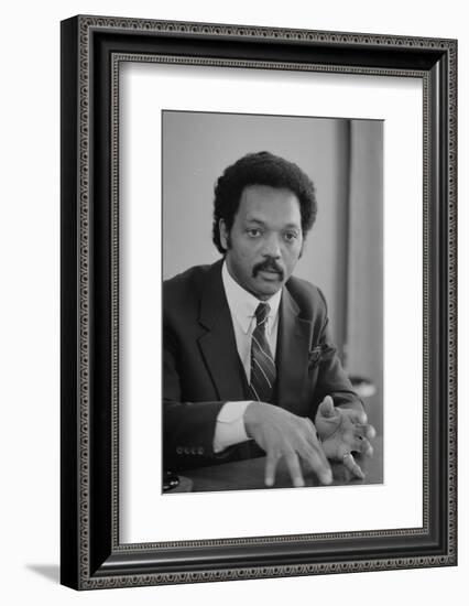 Rev. Jesse Jackson, 1983-Warren K. Leffler-Framed Photographic Print