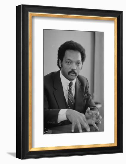 Rev. Jesse Jackson, 1983-Warren K. Leffler-Framed Photographic Print