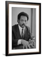 Rev. Jesse Jackson, 1983-Warren K. Leffler-Framed Photographic Print