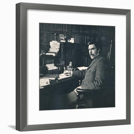 'Rev. Sylvester Horne, B.A., In His Study', 1901-Unknown-Framed Photographic Print