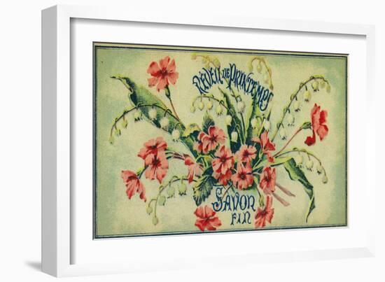 Reveil De Printemps Soap Label - Paris, France-Lantern Press-Framed Art Print