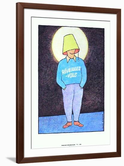 Réveillez-vous-Glen Baxter-Framed Collectable Print