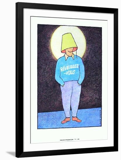 Réveillez-vous-Glen Baxter-Framed Collectable Print