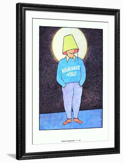 Réveillez-vous-Glen Baxter-Framed Collectable Print