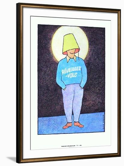 Réveillez-vous-Glen Baxter-Framed Collectable Print