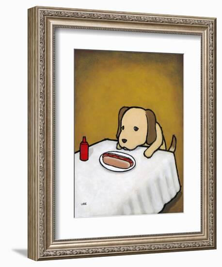 Revenge Is a Dish (Dog)-Luke Chueh-Framed Premium Giclee Print