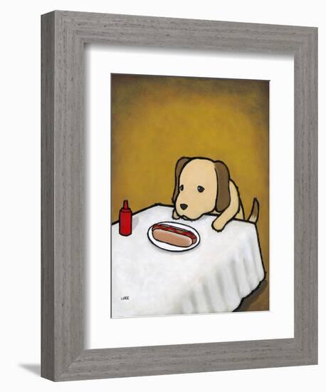 Revenge Is a Dish (Dog)-Luke Chueh-Framed Premium Giclee Print