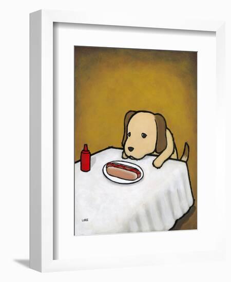 Revenge Is a Dish (Dog)-Luke Chueh-Framed Premium Giclee Print