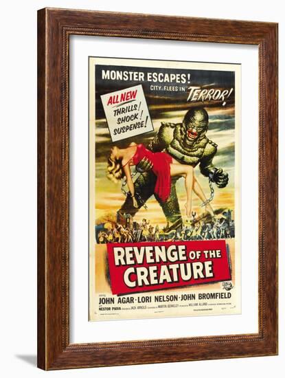 Revenge of the Creature, 1955, Directed by Jack Arnold-null-Framed Giclee Print