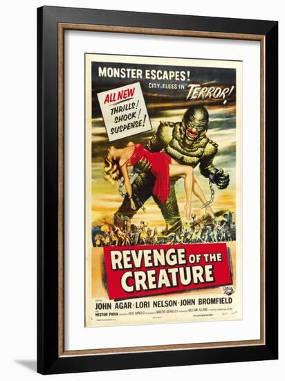 Revenge of the Creature, 1955, Directed by Jack Arnold-null-Framed Giclee Print