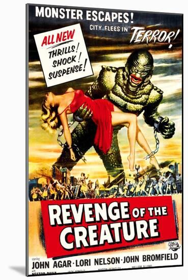 Revenge of the Creature, 1955-null-Mounted Art Print