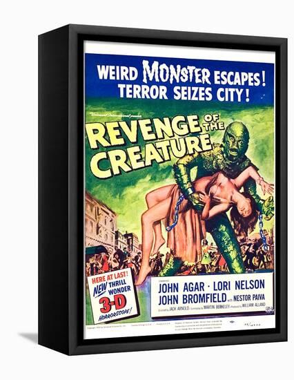 Revenge of the Creature-null-Framed Stretched Canvas