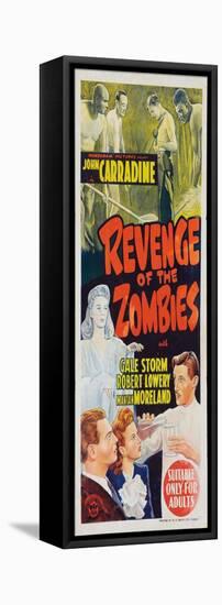 Revenge of the Zombies-null-Framed Stretched Canvas