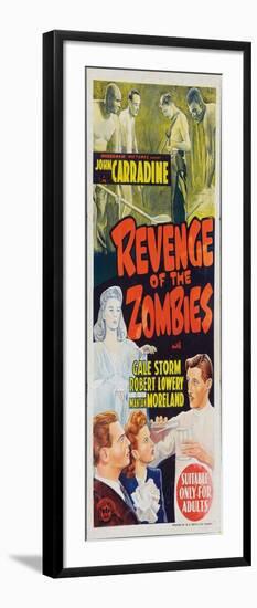 Revenge of the Zombies-null-Framed Art Print