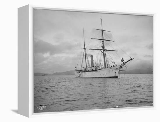 Revenue Cutter Rush, 1901-Asahel Curtis-Framed Premier Image Canvas