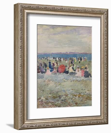 Revere Beach, 1896-Maurice Brazil Prendergast-Framed Giclee Print