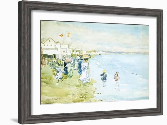 Revere Beach, Boston-Maurice Brazil Prendergast-Framed Giclee Print