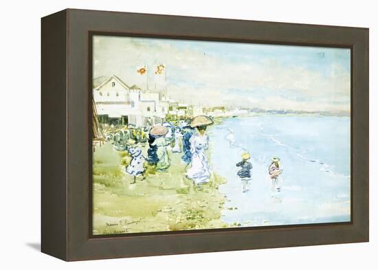 Revere Beach, Boston-Maurice Brazil Prendergast-Framed Premier Image Canvas