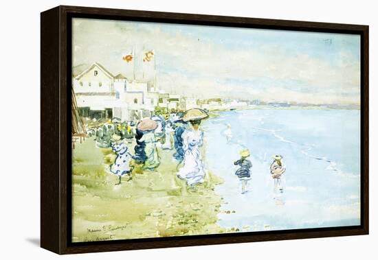 Revere Beach, Boston-Maurice Brazil Prendergast-Framed Premier Image Canvas