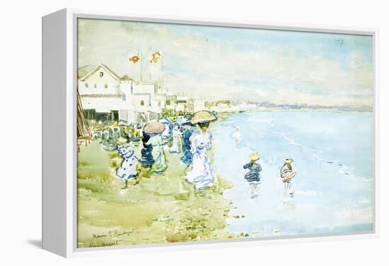 Revere Beach, Boston-Maurice Brazil Prendergast-Framed Premier Image Canvas