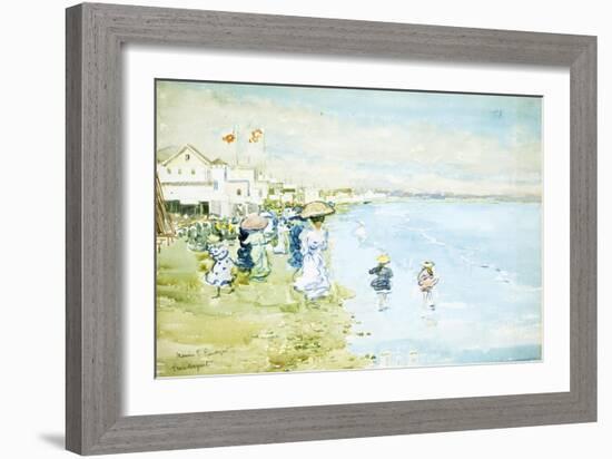 Revere Beach, Boston-Maurice Brazil Prendergast-Framed Giclee Print