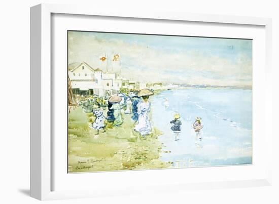 Revere Beach, Boston-Maurice Brazil Prendergast-Framed Giclee Print