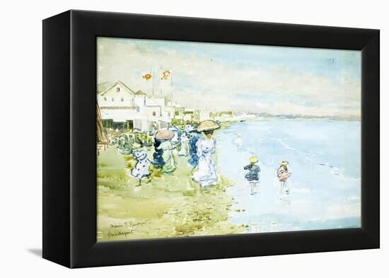 Revere Beach, Boston-Maurice Brazil Prendergast-Framed Premier Image Canvas
