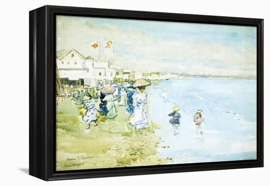 Revere Beach, Boston-Maurice Brazil Prendergast-Framed Premier Image Canvas