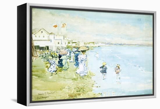 Revere Beach, Boston-Maurice Brazil Prendergast-Framed Premier Image Canvas