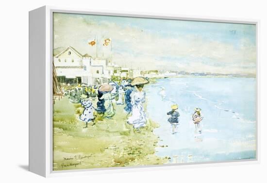 Revere Beach, Boston-Maurice Brazil Prendergast-Framed Premier Image Canvas