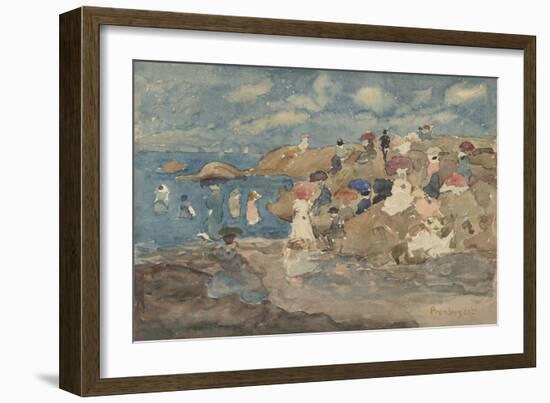 Revere Beach-Maurice Prendergast-Framed Giclee Print